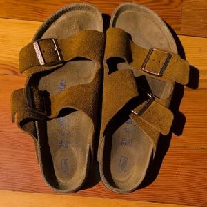 Birkenstock Suede Slide Sandals